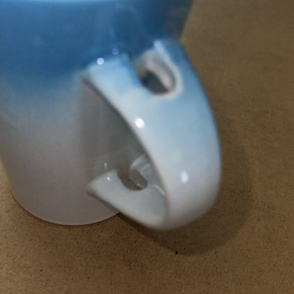 Ceramic Dreamcatcher Mug With Blue Gradient & Spoon Set - Picture 4 of 8